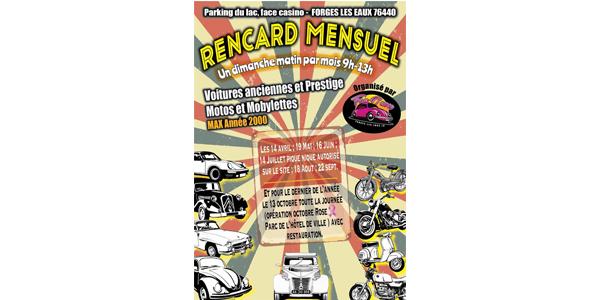 Rencard Mensuel (voitures anciennes et Prestige, motos et mobylettes)