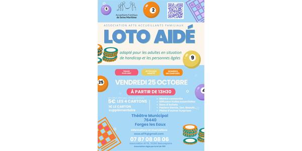 Loto Aidé - Vendredi 25 Octobre 2024