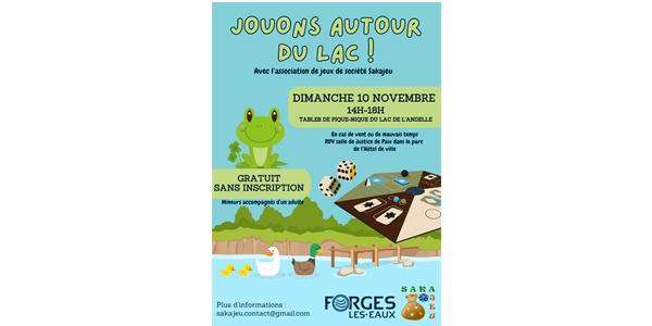 Jouons autour du lac ! - Dimanche 10 Novembre 2024