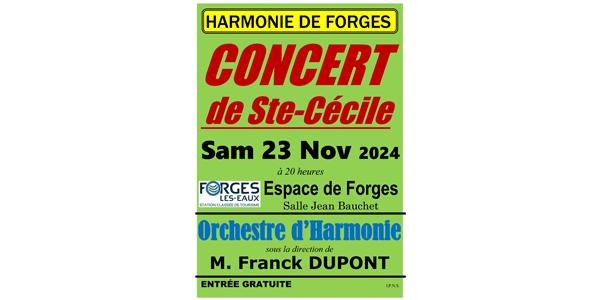 Concert de Sainte-Cécile - Samedi 23 Novembre 2024