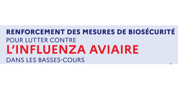 Passage du niveau de risque influenza aviaire hautement pathogène (IAHP) de modéré à élevé