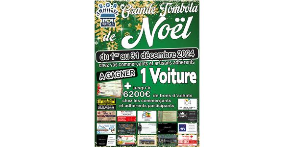 Grande tombola de Noël - Du 1er au 31 Décembre 2024