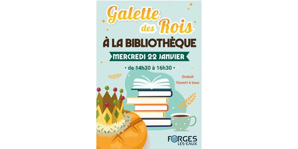 Galette des Rois à la bibiothèque - Mercredi 22 Janvier 2024